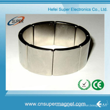 China Wholesale Sintered Permanent Large Arc Magnets